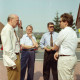 Archiv der Region Hannover, ARH BA 2611, Ortsdurchfahrt, Hagen - Einweihung mit LR Wicke und OKD Droste