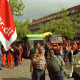 Archiv der Region Hannover, ARH BA 2730, Warnstreik der Gewerkschaft ver.di vor dem Kreishaus, Hannover