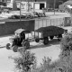 ARH NL Dierssen 0103/0016, Zugmaschine und mit Kohle beladener Anhänger mit "Agito-Patent-Rad"