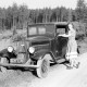 Archiv der Region Hannover, ARH NL Dierssen 1028/0017, Elly Dierssen mit Auto