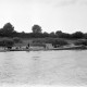 Archiv der Region Hannover, ARH NL Dierssen 1203/0014, Flöße auf der Weser, Grohnde