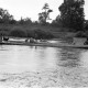 Archiv der Region Hannover, ARH NL Dierssen 1203/0015, Flöße auf der Weser, Grohnde