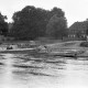 Archiv der Region Hannover, ARH NL Dierssen 1203/0016, Flöße auf der Weser, Grohnde