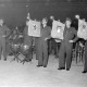 Archiv der Region Hannover, ARH NL Dierssen 1225/0024, "Fest der Sportpresse": Posaunisten, Hannover