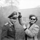 Archiv der Region Hannover, ARH NL Dierssen 1269/0013, Dreharbeiten des Films "Regina Amstetten": Dinah Hinz? (rechts), Bennigsen