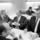 Archiv der Region Hannover, ARH NL Dierssen 1420/0006, Parlamentarischer Abend im Landtag mit Ministerpräsident Georg Diederichs, Finanzminister Jan Eilers, Landtagspräsident Richard Lehners und Presse, Hannover