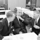 ARH NL Dierssen 1420/0009, Parlamentarischer Abend im Landtag mit Ministerpräsident Georg Diederichs, Finanzminister Jan Eilers, Landtagspräsident Richard Lehners und Presse, Hannover