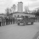 Archiv der Region Hannover, ARH NL Dierssen 1438/0019, Trauerfeier nach dem Schießunglück auf dem Truppenübungsplatz Bergen-Hohne am 9. April 1964, Münster