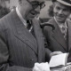 Archiv der Region Hannover, ARH NL Koberg 1026, Ernst Reuter (ehemaliger Bürgermeister von Berlin) bei der Eröffnung des Flughafens, Langenhagen
