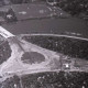 Archiv der Region Hannover, ARH NL Koberg 437, Schwanenburgkreisel und Brücke Westschnellweg im Bau, Hannover