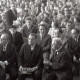 Archiv der Region Hannover, ARH NL Koberg 4940, Albert Schweitzer beim Besuch der Albert-Schweitzer-Schule, Linden