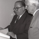 Archiv der Region Hannover, ARH NL Koberg 4955, Oberstadtdirektor Karl Wiechert und Bildhauer Gerhard Marcks, Hannover