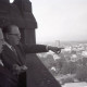 Archiv der Region Hannover, ARH NL Koberg 5349, Wilhelm Weber und Karl Wiechert (v.l.), auf dem Rathausturm, Hannover