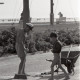 Archiv der Region Hannover, ARH NL Koberg 5679, Personen bei der Arbeit, Insel Neuwerk