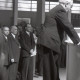 ARH NL Koberg 6911, Hinrich Wilhelm Kopf am Podium auf dem Messegelände, Hannover
