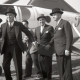 Archiv der Region Hannover, ARH NL Koberg 6975, Offizielle Besucher auf dem Messegelände, Hannover