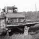 Archiv der Region Hannover, ARH NL Koberg 9461, Baumaschine beim Bau des Messeschnellwegs, Hannover