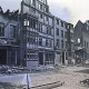 Archiv der Region Hannover, ARH NL Koberg 9708, Blick vom Holzmarkt in die Leinstraße, neben dem Geschäftshaus C. Nikolai rechts das Haus der Hahn'schen Buchhandlung, am rechten Bildrand das "Alte Palais", Hannover