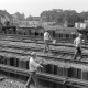 ARH NL Mellin 01-078/0015, Bau der Unterführung der heutigen Berliner Allee durch die Deutsche Bundesbahn (DB), Lehrte