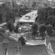 Archiv der Region Hannover, ARH NL Mellin 01-101/0026, Blick von der Pankratiuskirche in Richtung Westen auf den Bau der Eisenbahnbrücke der B188, Burgdorf