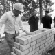 ARH NL Mellin 01-109/0016, Grundsteinlegung