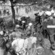 Archiv der Region Hannover, ARH NL Mellin 01-110/0005, Bundespolizei mit Schutzschilden bei einer Demonstration