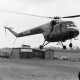 Archiv der Region Hannover, ARH NL Mellin 01-192/0002, Helikopter (Bristol 171 Sycamore) des Feuerwehr-Flugdienst Niedersachsen auf dem Flugplatz, Lüneburg