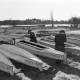 ARH NL Mellin 02-011/0015, Lackieren von Paddelbooten am Würmsee, Burgwedel