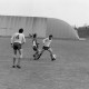 Archiv der Region Hannover, ARH NL Mellin 02-037/0006, Fußballspiel des TSV Friesen Hänigsen (helle Hemden), Hänigsen