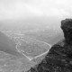 Archiv der Region Hannover, ARH NL Mellin 02-037/0015, Blick vom Gelände der Burg Arras auf die Stadt im Tal, Alf