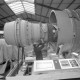 Archiv der Region Hannover, ARH NL Mellin 02-051/0009, Stahltriebwerk der Rolls-Royce RB211-50-Serie auf einer Luft-/Raumfahrt-Messe