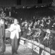 ARH NL Mellin 02-051/0013, Auftritt von Kurt Edelhagen (Bildmitte) mit Bigband beim Presseball im Kuppelsaal des Hannover Congress Centrum (HCC), Hannover
