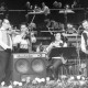 Archiv der Region Hannover, ARH NL Mellin 02-052/0011, Auftritt einer Band beim Presseball im Kuppelsaal des Hannover Congress Centrum (HCC), Hannover