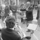 Archiv der Region Hannover, ARH NL Mellin 02-094/0016, Auftritt eines Orchesters auf dem Rathausvorplatz, Burgdorf