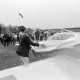 ARH NL Mellin 02-104/0013, Einweihungsfeier für das Motorsegelflugzeug "Moorhummel" (Typ SF 25 C Falke)