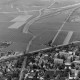 Archiv der Region Hannover, ARH NL Mellin 02-180/0007, Kreuzung der Bundesstraße mit der Langenhagener Straße und Kreuzung der Flughafenstraße mit der Autobahn und Auffahrt, Langenhagen