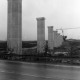 Archiv der Region Hannover, ARH NL Mellin 02-188/0002, Stützpfeiler einer im Bau befindlichen Brücke