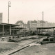 ARH Slg. Mütze 122, Stahllager und Biegetische an der Baustelle des Luftschutzbunkers am Klagesmarkt, Hannover