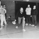 ARH Slg. Bartling 56, Ratsherren beim Bosseln in der Halle des BBZ (Bunsenstraße) auf Einladung des Behindertenvereins