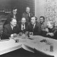 ARH Slg. Bartling 243, Heinz Westphal, parlamentarischer Staatssekretär (SPD) im Bundesministerium für Jugend und Familie, in Gesellschaft von Neustädter SPD-Politikern