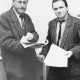 ARH Slg. Bartling 481, Der Leiter der Stadtwerke Bernd Möller (links) mit Udo Gubba, Neustadt a. Rbge.
