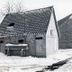 ARH Slg. Bartling 1077, Gemeindeeigenes kleines Haus im Schnee, Büren 