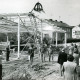 ARH Slg. Bartling 3021, Kreisberufsschule in der Goethestraße, Richtfest der Halle im Beisein von zahlreichen Gästen, Neustadt a. Rbge.