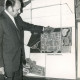 ARH Slg. Bartling 4033, Anlage eines Feriendorfs auf Initiative des Fabrikanten Schubert aus Warmeloh, Vorstellung des Plans durch den Esperker Bürgermeister Günther Madlowski im Saal der Gastwirtschaft Meyerhoff, Esperke