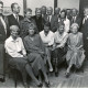 ARH Slg. Bartling 4947, Versammlung der Mitglieder des SPD-Ortsvereins bei Plaß, Gruppenbild mit in der ersten Reihe sitzenden Damen, Suttorf