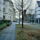 Archiv der Region Hannover, ARH Slg. Bürgerbüro 90, Blick vom Neustädter Markt auf die Archivstraße, hinten rechts die Evangelisch reformiere Kirche, Calenberger Neustadt
