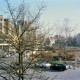 Archiv der Region Hannover, ARH Slg. Bürgerbüro 479, Gelände der ehemaligen Lindener Aktien-Brauerei  nach dem Abriss mit Blick auf das Ihme-Zentrum an der Blumenauer Straße, Linden