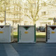 Archiv der Region Hannover, ARH Slg. Bürgerbüro 736, Glascontainer am Oesterleyplatz, Hannover-Südstadt