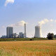 ARH Slg. Bürgerbüro 779, Blick aus Richtung des Siedlungsgebietes "Schwarze Heide" auf das Heizkrafttwerk, Stöcken