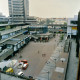 Archiv der Region Hannover, ARH Slg. Bürgerbüro 800, Blick vom Parkhausdach über den Raschplatz auf das Bredero-Hochhaus Lister Tor, Hannover